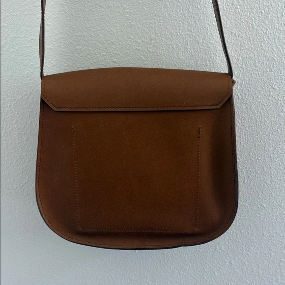 Madewell Leather Crossbody/Shoulder Bag English Saddle - Picture 4 of 6